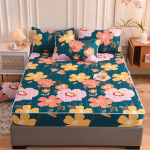 Medvilninis mink&scaron;tas patalynės užvalkalas, čiužinio užvalkalas, storas dygsniuotas lovatiesis, elastingas paklodės. 180*200cm