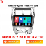 &bdquo;Icreative Android&ldquo; automobilinis radijas, skirtas &bdquo;Hyundai Tucson 2006&ndash;2013&ldquo; daugialypės terpės vaizdo grotuvo navigacijos 2 Din galvos bloko stereofoniniai &bdquo;Carplay&ldquo; garsiakalbiai