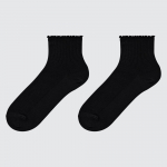 UNIQLO Heattech Socks 2P Crumerow Black/26cm black