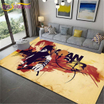 Anime Naruto neslystantys kilimėliai svetainei Patogus kilimas Mink&scaron;tas grindų kilimėlis Miegamojo kilimėlio plotas Kilimėlis namams Didelis pūkuotas kilimėlis 120cm x 160cm