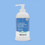The Derma Co 1% Kojic Acid Daily Brightening Body Wash 250ml balta
