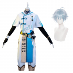 Cosplay kostiumas Anime Chongyun Cosplay uniforminis kostiumas, Helovino vakarėlio suknelė vyrams, moterims L