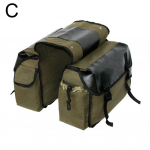 Naujas dviračių turizmo motociklo balnas motociklui, dėžė įrankiams, &scaron;oninė ki&scaron;enė, vandeniui atsparus U8C9 green-44*15*27cm