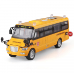 1/32 mokyklinio autobuso žaislai mažiems vaikams, 9 colių i&scaron;traukiami geltoni žaisliniai autobusiukai su garsais, &scaron;viesomis ir atviromis durimis, berniukų, mergaičių, vaikų gimtadienis