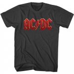 Acdc Vintage Red Logo Metal Rock Band Album Concert Tour Merch Top Unisex mar&scaron;kinėliai S