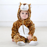 Kūdikių &scaron;liaužtinukai Kigurumi Animal Leopard, Hasky, Giraffe cosplay Su gobtuvu &Scaron;iltos pižamos mažiems berniukams Mergaitėms Drabužiai Naujagimiams Miego drabužiai pižamos drabužiai 100