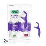 Sunstar Gum Comfort Slide vienkartis dantų siūlas 887, 120 vienetų, 2 vienetai