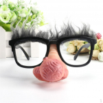 Naujovė Big Nose Old Man Akiniai nuo saulės Juokingi Vakarėlis Fancy Dress Props Unisex
