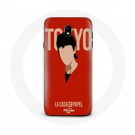 Coque pour Samsung Galaxy S5 La casa de papel Tokyo Fanart logo
