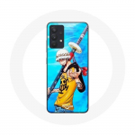 Coque pour Samsung Galaxy A13 5G One Piece Manga Trafalgar Law ep&eacute;e