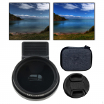 37 mm CPL mobiliojo telefono kameros objektyvo filtras poliarizuojantis daugiafunkcis apskritas priedas su spaustuku Style B