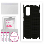 apgo Protective Skin Sticker for the back+sides compatible with Xiaomi Redmi Note 11, Full Wrap Film, Foil, Vinyl - Pattern Matrix