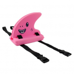 Plaukimo ryklio nugaros pelekas, reguliuojamas diržas, EVA audinys, peleko formos plūduriuojantis laisvasis stilius treniruočių pagalba mažiems berniukams, mergaitėms, saugos plaukimo apranga rožinė