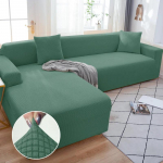 Vienspalviai elastingi sofos užvalkalai svetainei, tamprus užvalkalas fotelis sofos užvalkalas kampas L formos sekcinis sofos apsaugas 3seater190-230cm 1PC