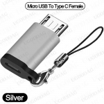 &bdquo;Micro USB Male to Type C Female&ldquo; jungtis, skirta &bdquo;Macbook Xiaomi Type C&ldquo; į USB 3.0 OTG adapterį, skirtą &bdquo;Samsung&ldquo; USB C į mikro keitiklį