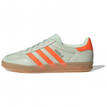 adidas Gazelle Indoor Lininė Žalia Saulės Oranžinė Moteri&scaron;ki Sportbačiai Guminis Padukas IF6982 36