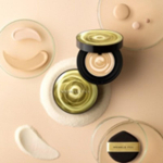 Dr.3 Wrinkle Peel Cover Pact (Contains whey protein / Wrinkle care / Thin, easy-to-eat pact), No. 21 Light Beige, 1 pc. brown