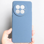 Dėklas Oneplus 13, itin plonas matinis smiltainio mink&scaron;tas dangtelis One Plus 13 12 11 Nord 4 5G 1+13 apsaugai, silikoninis TPU buferis for oneplus 13 mėlyna