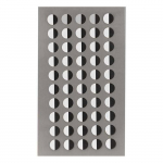 200 autocollants yeux ronds blanc et noir - 0,8 cm