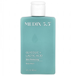 Medix 5.5, Kūno prausiklis, Odą tobulinantis, Glikolio + pieno rūg&scaron;tis, 3 fl oz (89 ml)
