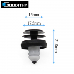 Durų apdailos plok&scaron;čių spaustukai, skirti BMW 3 5 6 Z4 X3 X4 X5 X6 serijos G01 G30 G31 E36 G20 G28 G05 G06 530i 540i 640i 10 PCS