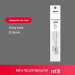 Beifa 0,5 mm greitai džiūstantis metalinis tu&scaron;inuko &scaron;erdelis para&scaron;ui ir naudojimui biure juoda