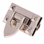 1 vnt. 4 cm metalinės pasukamos užrakto sagtys, skirtos &bdquo;pasidaryk pats&ldquo; Moterims Rankinės Krep&scaron;ys Piniginė Techninė įranga Užsegamas Užsegimas Krep&scaron;iai Dalys Priedai juoda
