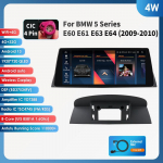 Hizpo 2din Android automobilio radijas Multimedijos vaizdo grotuvas BMW 5 serijai E60 E61 E63 E64 3 serijai E90 E91 E92 E93 Stereo GPS Carplay 4G RDS GPS Stereo DVR 4W 4G 32G