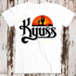 230 Gsm 100% Medvilnė Kyuss Rock Metal Sons Of Stoner Hard Retro Geriausiai parduodami Mar&scaron;kinėliai Muzika Retro Vir&scaron;us Mar&scaron;kinėliai Dovana &Scaron;aunūs Unisex 8571 XXS balta