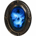 Helovinas Haunted Oval Mirror NAUJAS judesio jutiklis, kalbantis baisu paveikslėliu