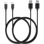 2 laidų rinkinys Marshall Emberton/Major IV/Minor III/Mode II/Monitor II ANC/Stockwell II - Juodas 1 metro USB-C laidas Phonillico
