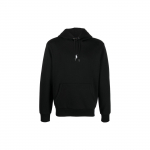 Polo Ralph Lauren FW22 Vienspalvis su mažu arkliuko siuvinėjimo detale gobtuvas Vyri&scaron;ki gobtuvai Juodas 710881506-005 XS