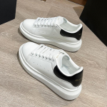 Vasaros Kvėpuojantys Patogūs Lengvi Auk&scaron;tos Kokybės Žemo Profilio Storo Pado Pora Laisvalaikio Sportiniai Kedai Juoda Oda Uodega35-44 44