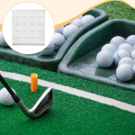 Golfo kamuoliukų ekspozicinis dėklas Įrangos lazdų stovas Teniso dovana entuziastams No Lid for 20 Ball