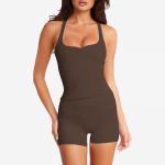 Europieti&scaron;ka/Amerikieti&scaron;ka moteri&scaron;ka sportinė liemenėlė su krūtinės įdėklais - Fitneso jogos liemenėlė su I formos nugarėle Large