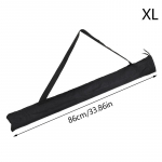 Su peties dirželiu skėčio laikymo krep&scaron;ys Me&scaron;kerės krep&scaron;ys Sulankstomas juodas Oksfordo beisbolo lazdos apsauginis dangtelis lauke XL