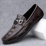 Odiniai vyri&scaron;ki batai Auk&scaron;tos kokybės vyri&scaron;ki laisvalaikio batai Įsispiriami Eleganti&scaron;ki Pigūs I&scaron;pardavimas Korėjieti&scaron;ko stiliaus Klasikiniai Originalūs Žema kaina I&scaron;pardavimas 47