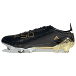 Adidas Adizero F50 Ghosted FG Juodos ir auksinės metalinės vyri&scaron;kos sportbačiai Core-Black Cloud-White GX0220 42