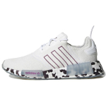 Adidas NMD_R1 Color Splash - Balti Aktyvūs Violetiniai Moteri&scaron;ki Sportbačiai Debesėlio Baltumo GZ7995 42