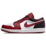 Air Jordan 1 Low Reverse Black Toe Unisex Sportbačiai Raudoni Balti Gym-Red 553558-163 47
