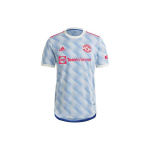 Adidas Manchester United i&scaron;vykos apranga, žaidėjo versija, 2021-22 m. sezonas Vyri&scaron;ki vir&scaron;utiniai drabužiai Mėlyna GM4622 L