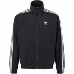 Adidas Originalus Firebird austas stovinčios apykaklės retro mados laisvas universalus logotipas vyri&scaron;ka striukė juoda KB2466 XS