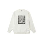 Vans X Hirono Bendradarbiavimo Apvalios Kaklo Drop Shoulder Paprastas Ilgomis Rankovėmis Džemperis Unisex džemperis Off-White VN000KPJFS8 XL
