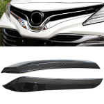 Toyota Camry 2018-2021 automobiliui priekinis centrinis grotelių dangtelio apvadas, anglies pluo&scaron;to i&scaron;vaizda