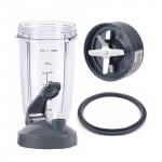 Atsarginiai 32OZ mai&scaron;ytuvo puodeliai su dangteliais, gumine tarpine, tinkami Nutribullet 900W mai&scaron;ytuvui, sulčiaspaudė, mai&scaron;ytuvas, patvarus 4