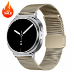 Milano apyrankė Samsung Galaxy Watch 8 40mm 44mm 8 Classic 46mm 7Ultra-Ultra 2025 47mm magnetinis metalinis tinklelio dirželis apyrankė Galaxy Ultra (2024)