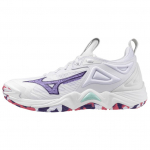 Mizuno moteri&scaron;ki Wave Momentum 3 'White Violet Indigo' Mizuno V1GC231220 41 balta
