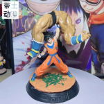 23cm Dragon Ball figūrėlės Son Goku figūrėlės Goku kelia Nappa figūrėlę PVC statula Anime modelių kolekcija Miegamojo dekoracija Žaislai with box