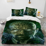 3D Breaking Bad Walter Hartwell Antklodė Lovos patalynės komplektasAntklodės užvalkalas Lovos komplektas Antklodės užvalkalas Pagalvės užvalkalas Karali&scaron;kojo Karalienės dydžio lovos patalynės komplektas Vaikui US Twin(172*218cm)3pcs