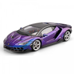1/18 Lamborghini Centenario LP770-4 Superautomobilis Lydinio Automobilis Diecastai ir Žaisliniai Transporto Priemonės Metalinis Žaislinis Automobilis Modelis Garsas ir &Scaron;viesa Kolekcija Vaikų Žaislas violetinė